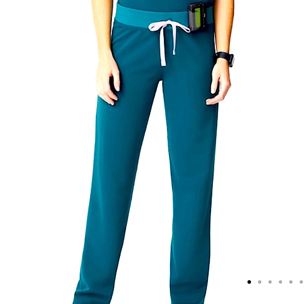 CARIBBEAN BLUE FIGS SCRUB PANTS